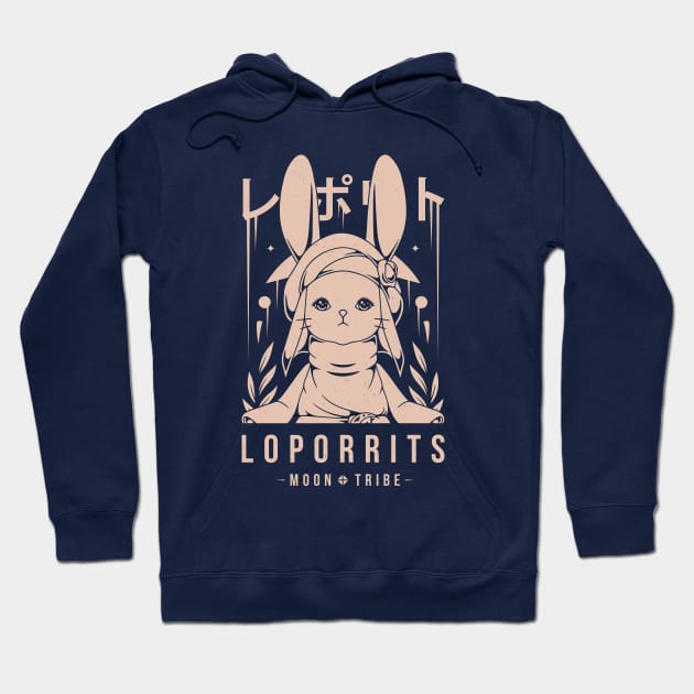 Loporrits Moon Tribe Hoodie by Alundrart